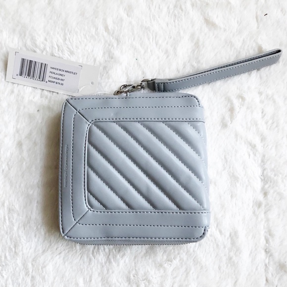 French Connection | Grey ‘Hayes’ Box Wrislet *NWT* - Picture 5 of 8